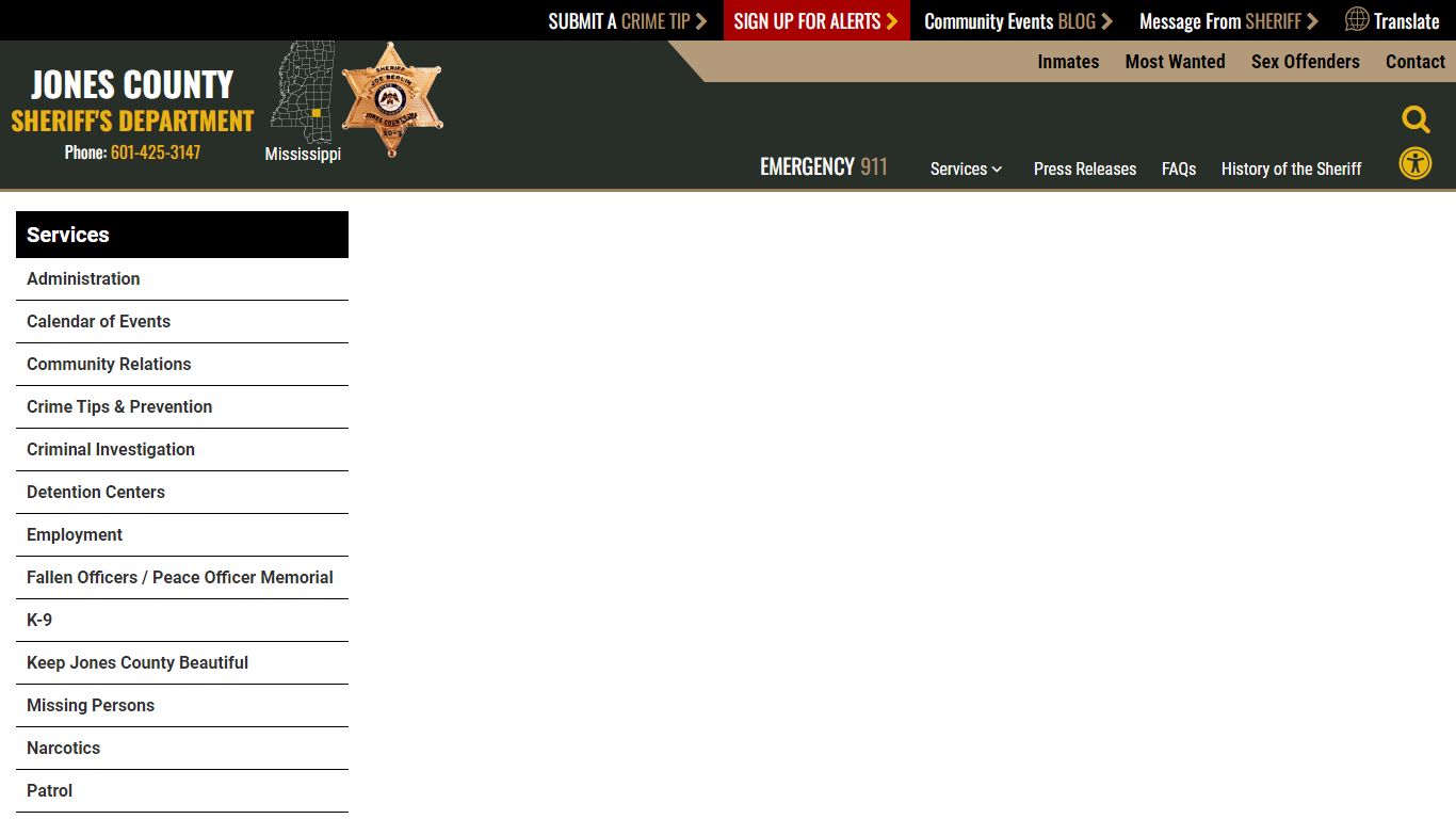 Inmate Roster - Jones County Sheriff MS